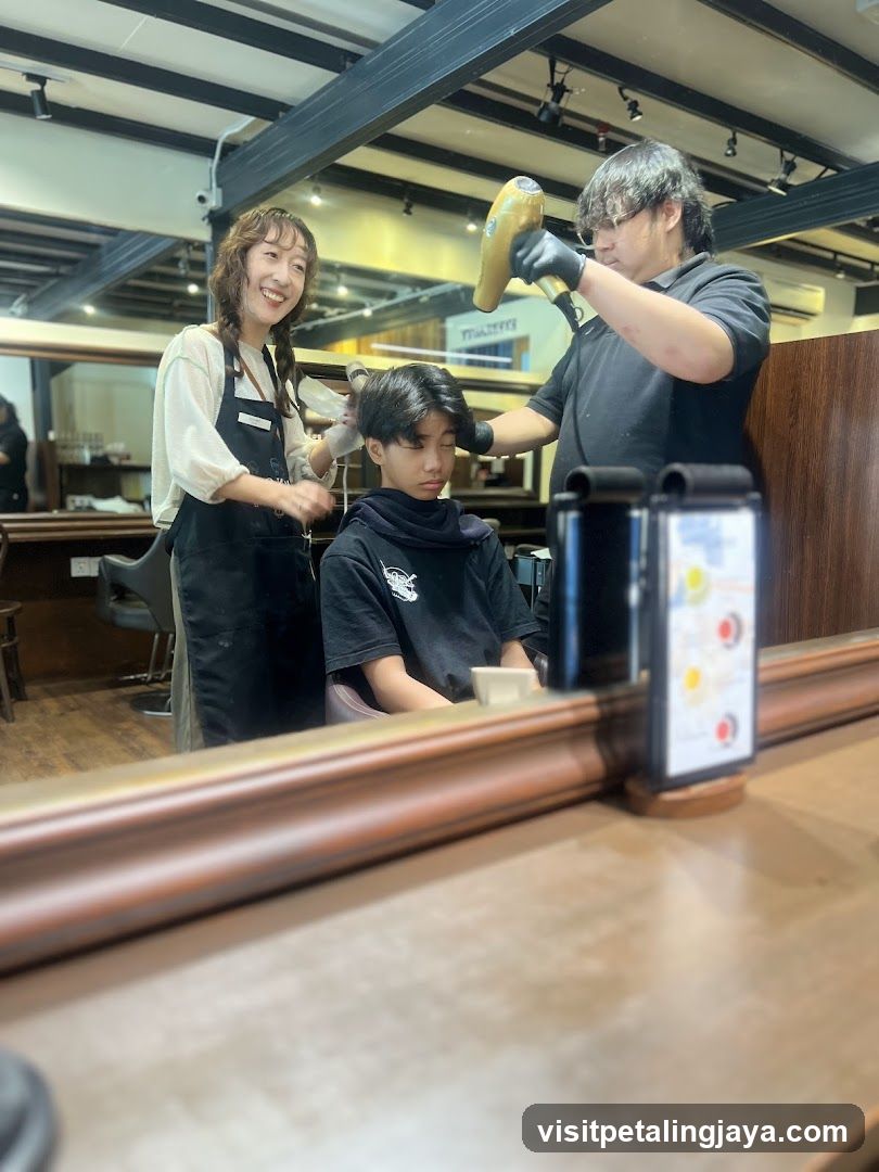 Hair Salon Interior Scene