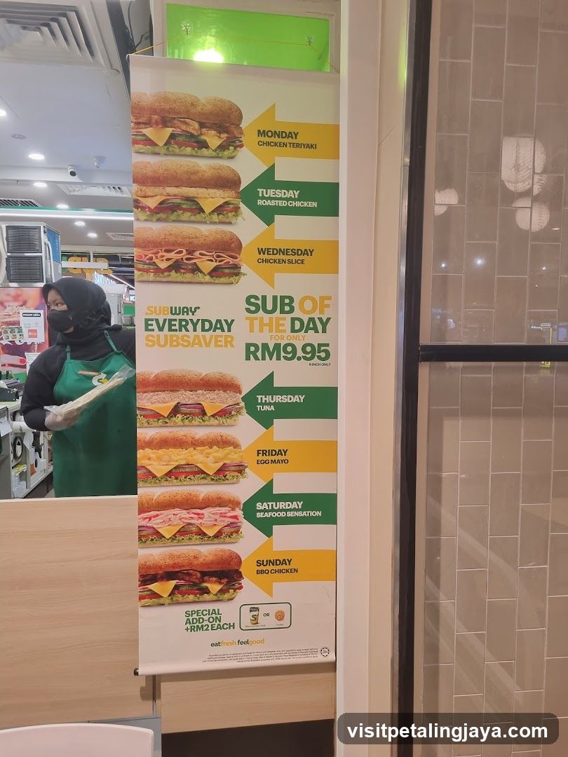 Subway Sub of the Day Poster
