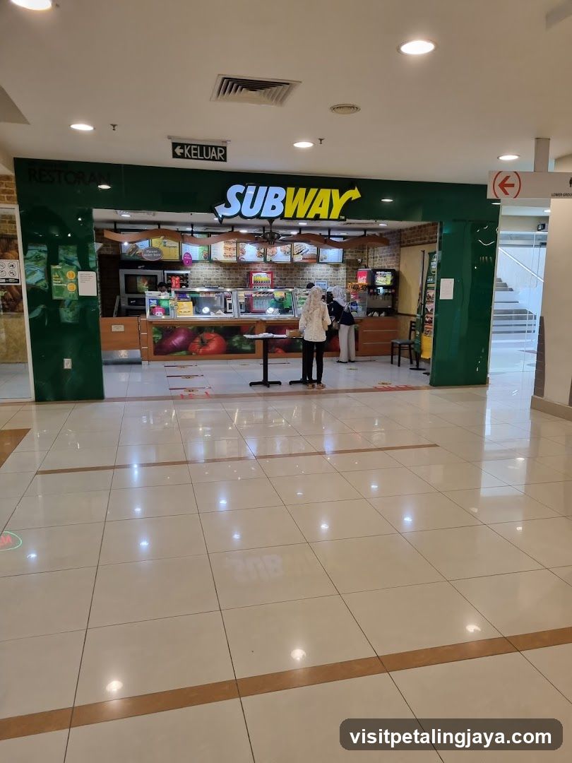 Subway Restaurant Interior View