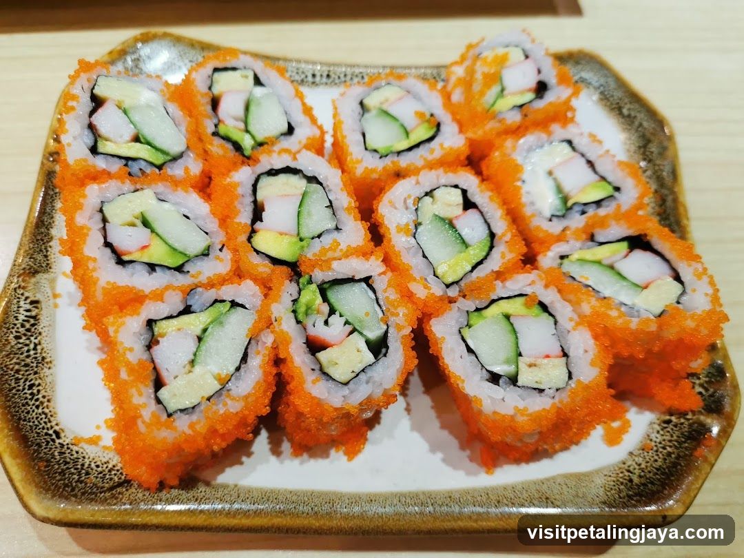 Sushi Rolls with Tuna and Avocado