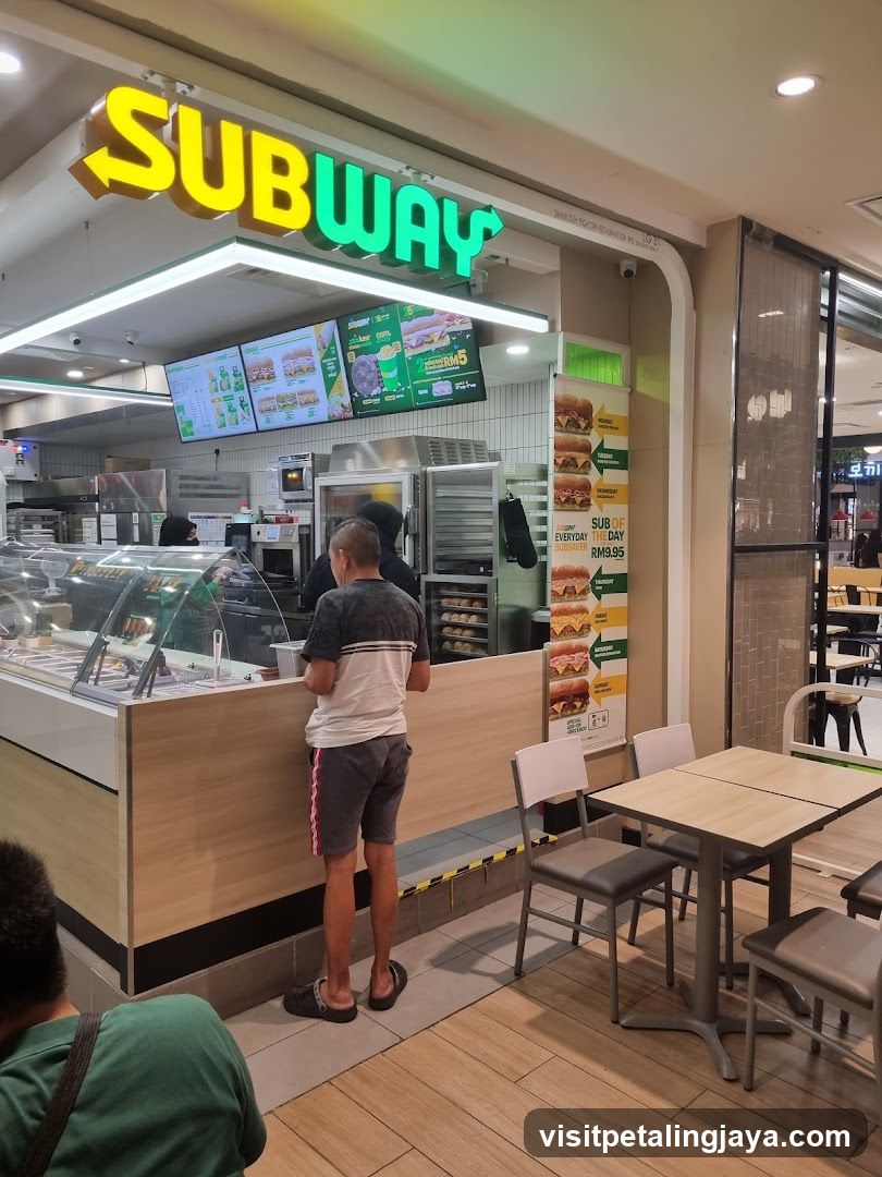 Subway Restaurant Interior