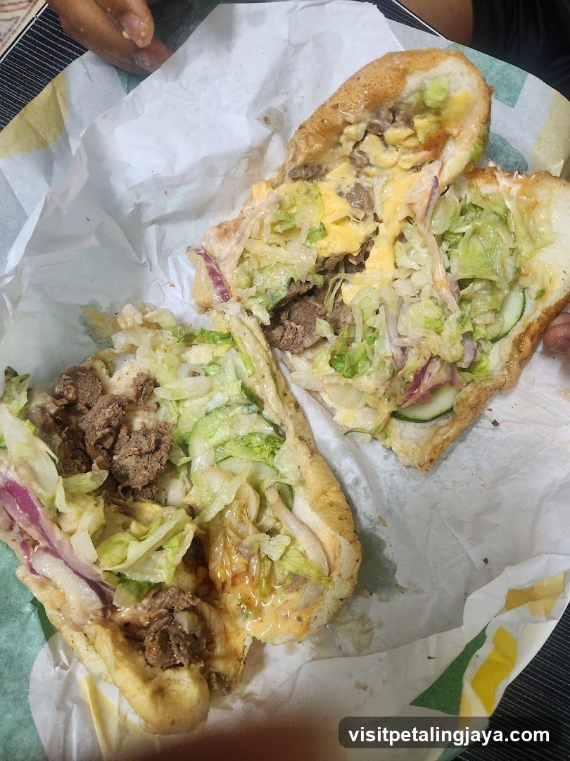 Sub Sandwich with Toppings