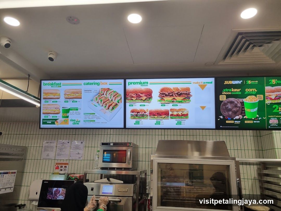 Subway Restaurant Interior View