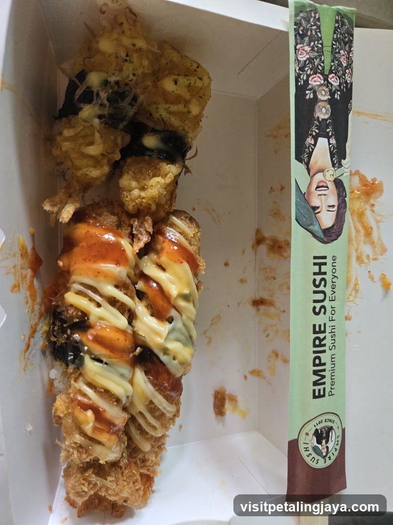 Empire Sushi Takeout Box