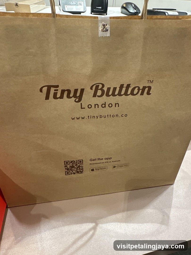 Tiny Button London Shopping Bag