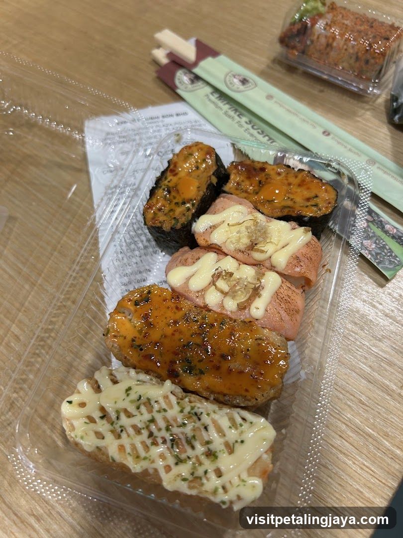 Sushi Platter with Toppings
