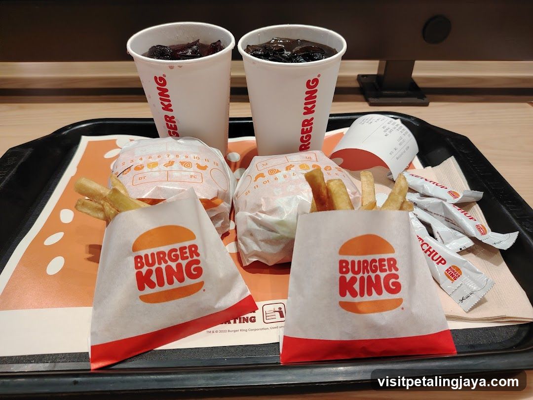 Burger King Meal Tray