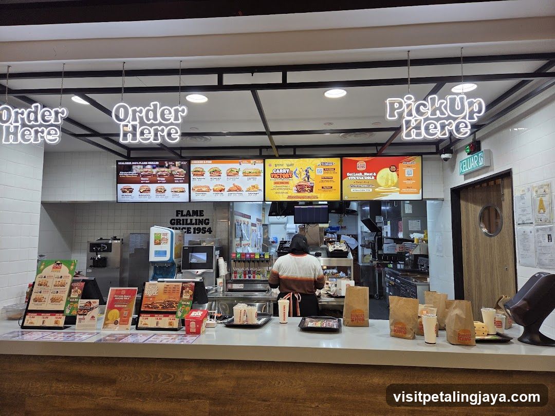 Fast Food Counter Interior