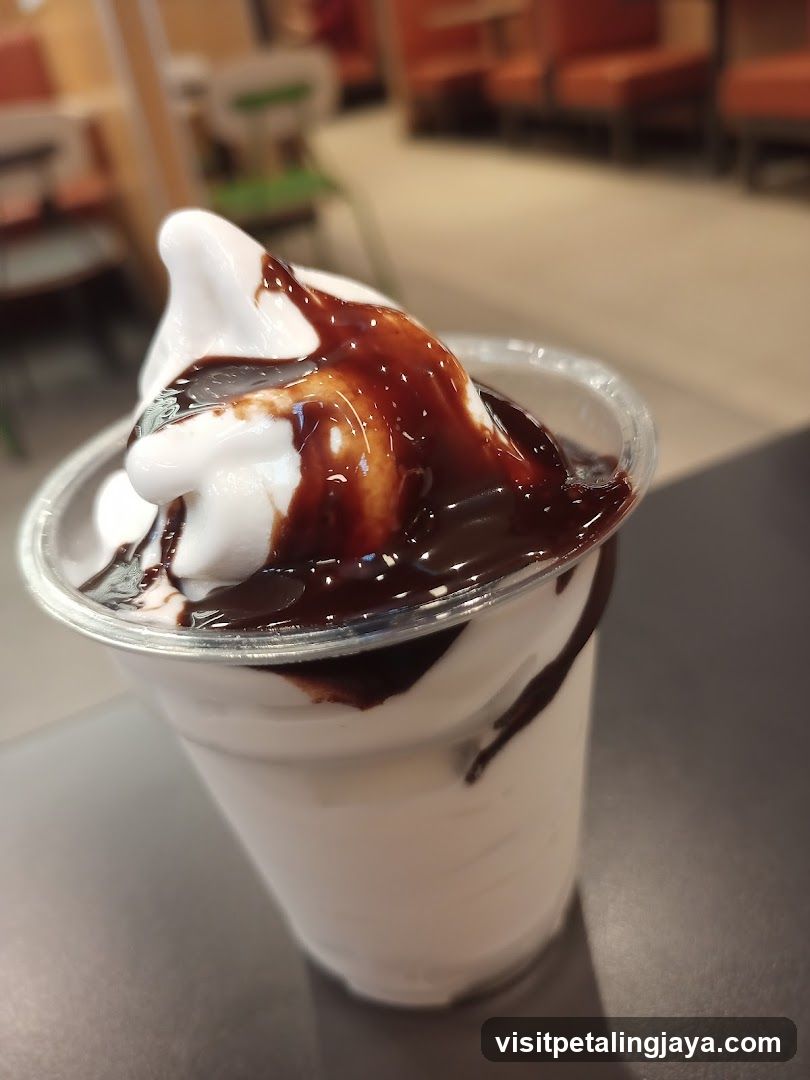 Chocolate Milkshake with Whipped Cream and Syrup