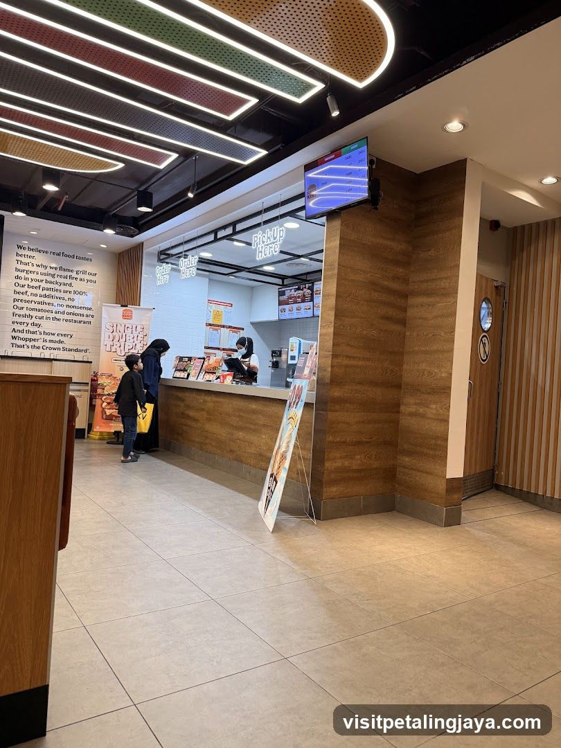 Restaurant Interior with Counter and Staff