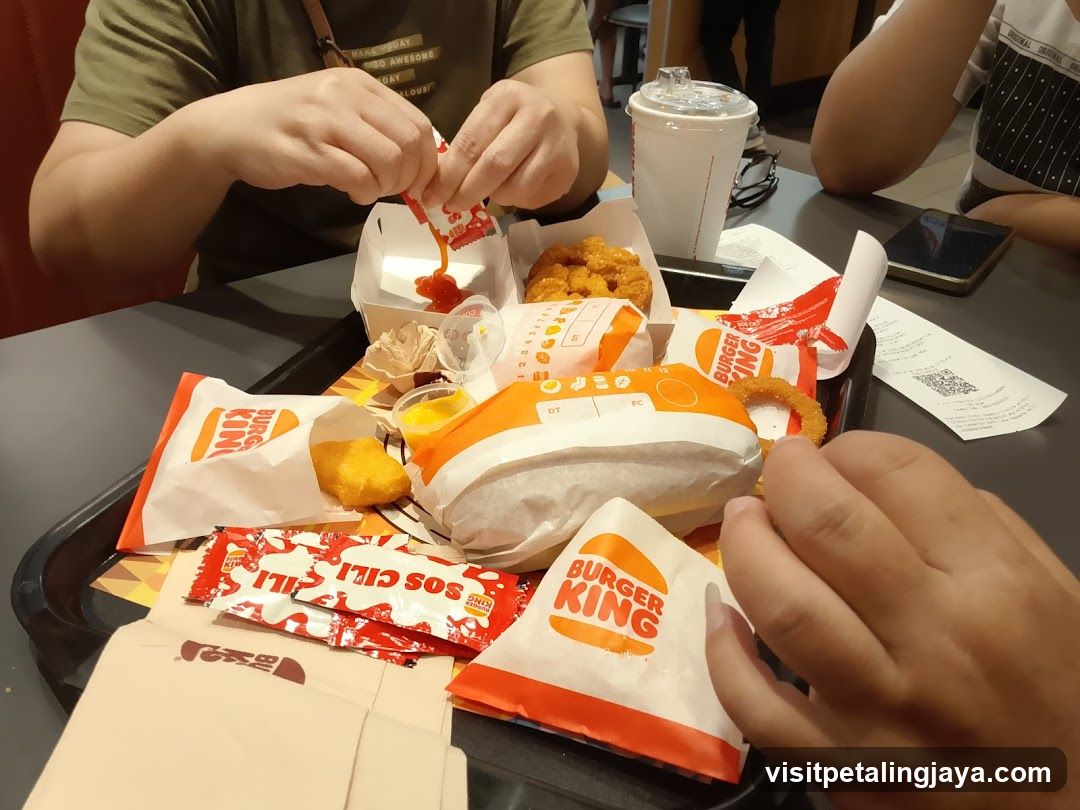 Burger King Meal Tray