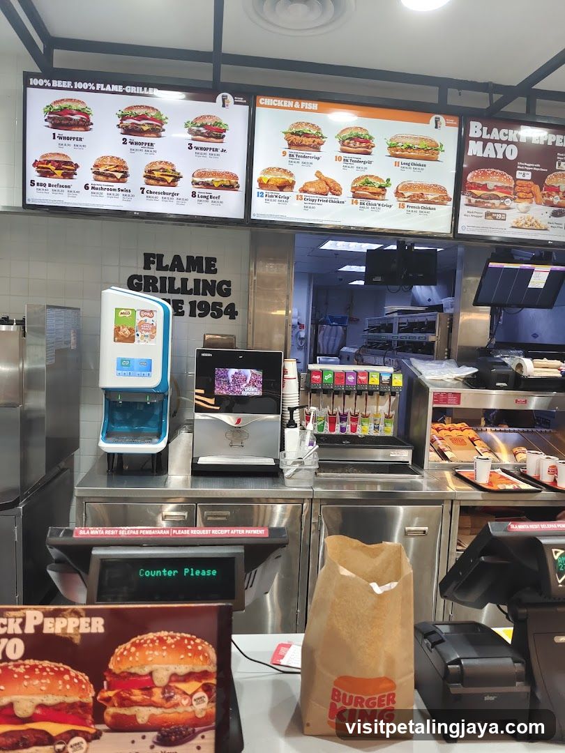 Burger King Counter Area
