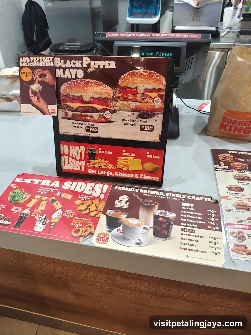 Burger King Counter Display