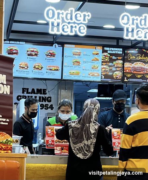 Fast Food Counter Scene