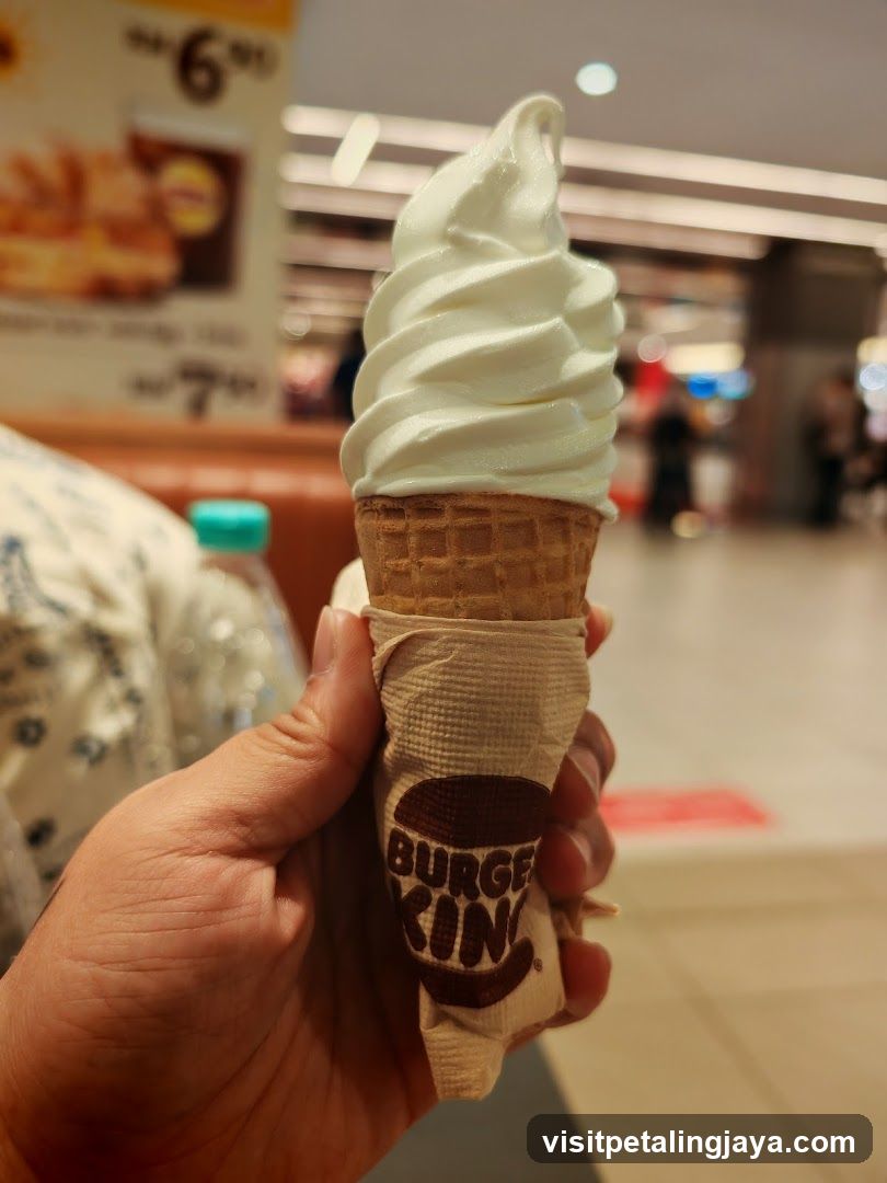 Burger King Soft Serve Ice Cream