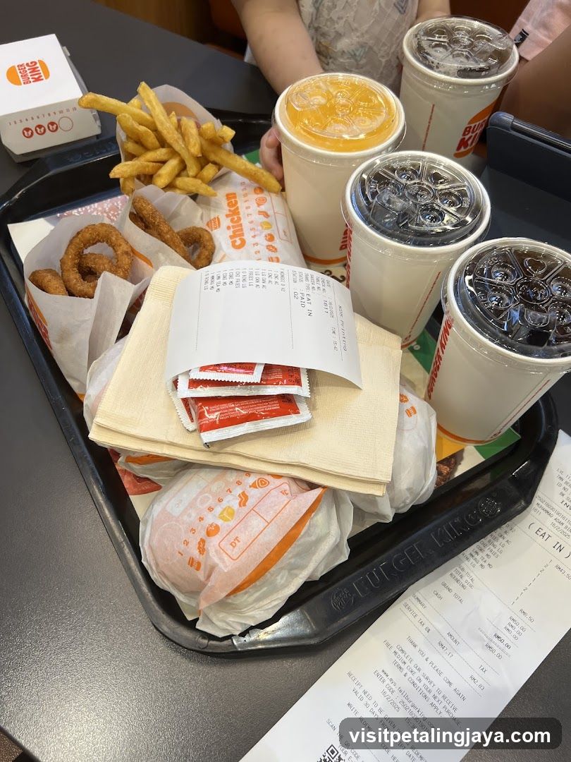 Burger King Meal Tray