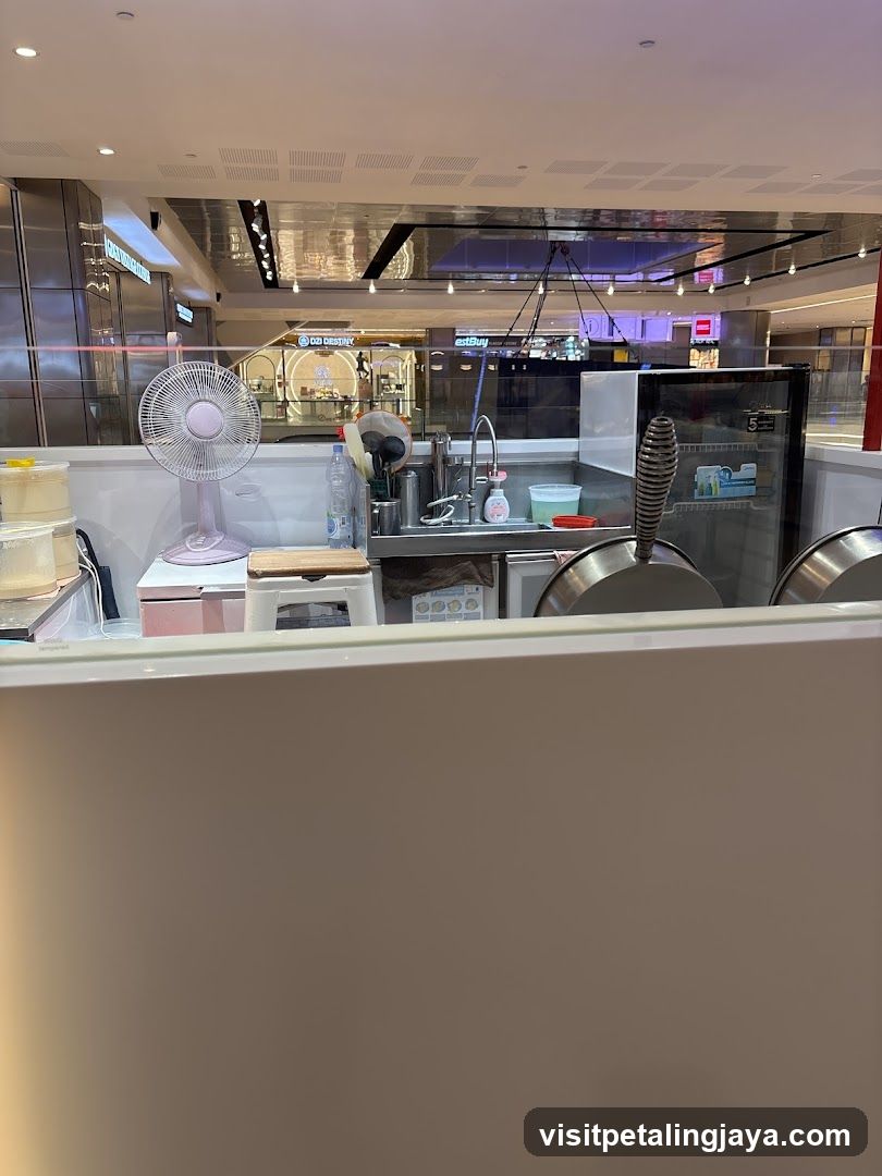 Food Stall Interior View