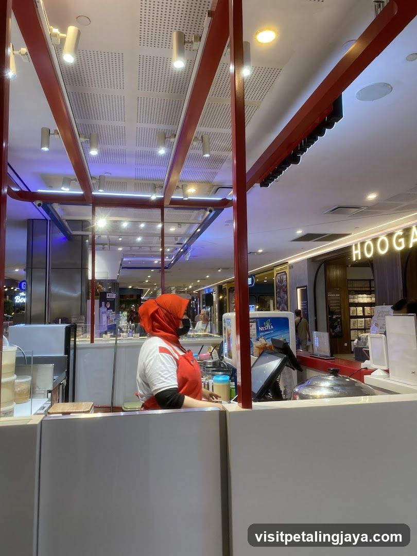 Food Stall Interior View