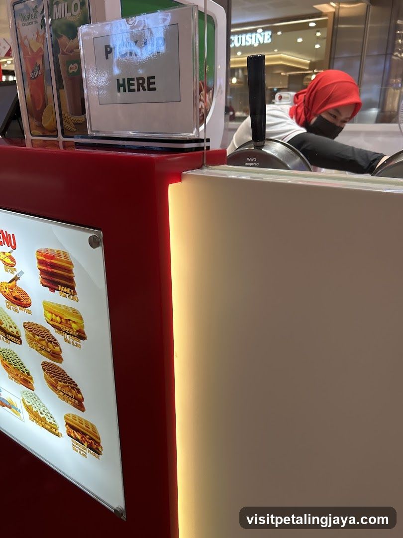 Food Counter with Menu Display