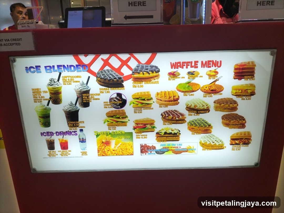 Waffle House Menu Board