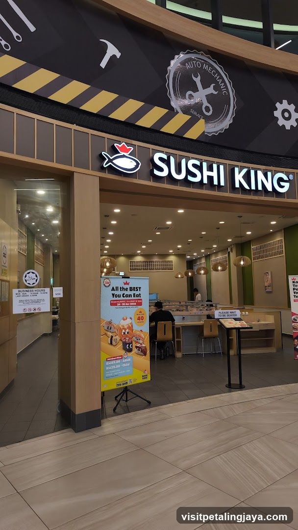 Sushi King Storefront Interior View