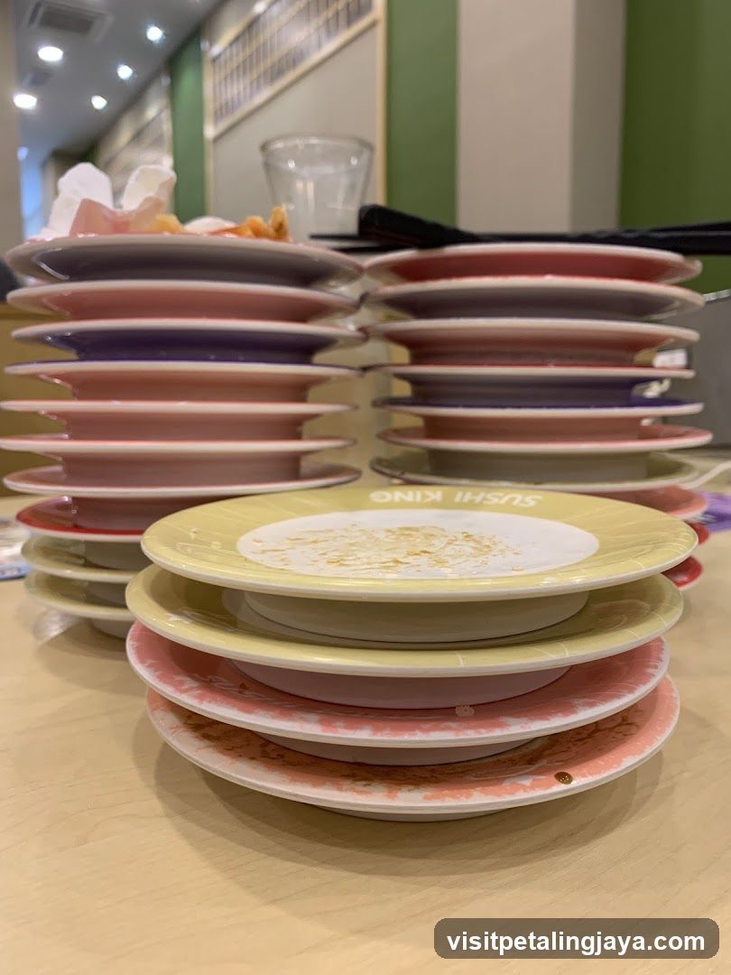 Stack of Sushi Plates