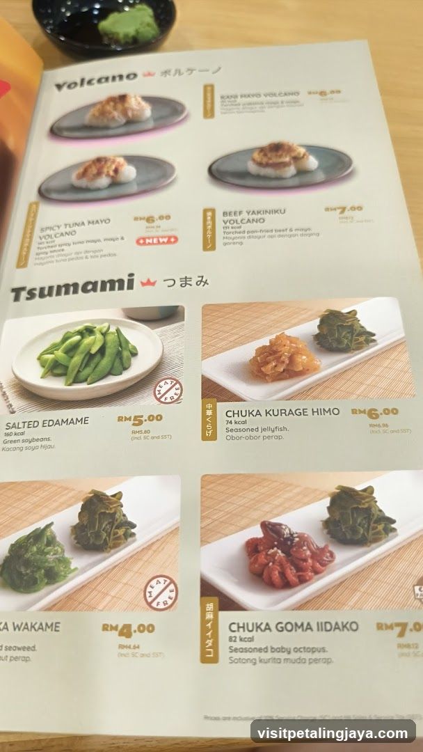 Sushi & Japanese Cuisine Menu