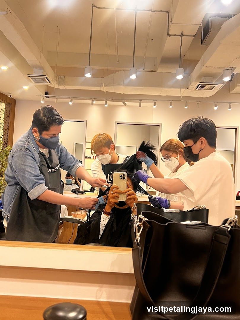 Hair Salon Interior Scene