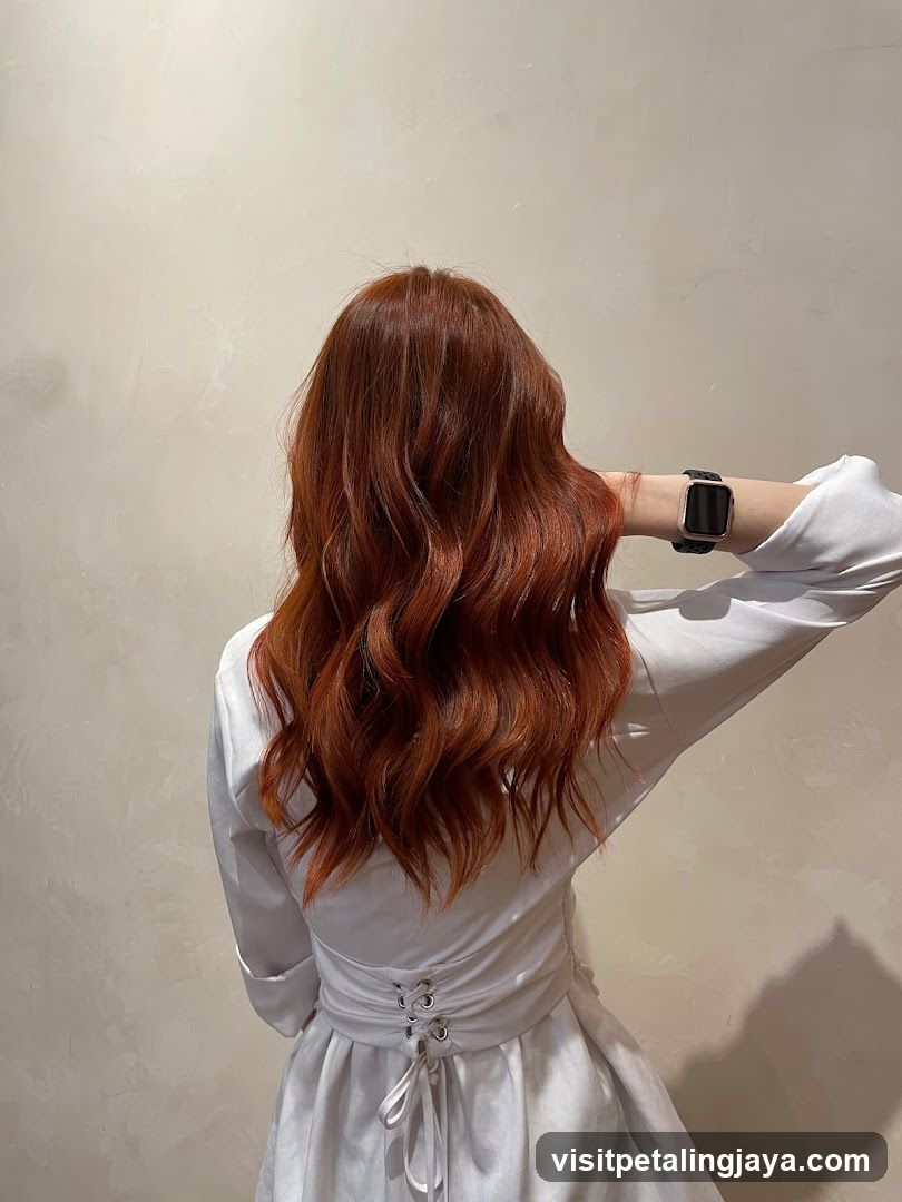 Red Hair Back View