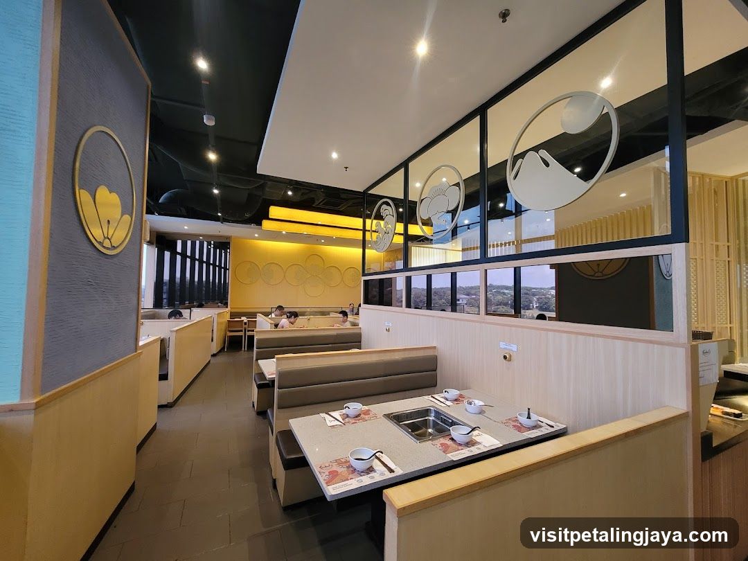 Restaurant Interior with Boats and Decorative Elements