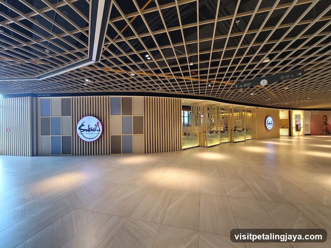 Interior of a modern commercial space
