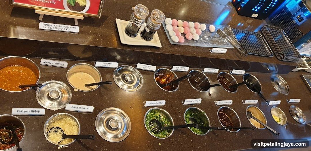 Shabu Shabu Dipping Sauce Bar