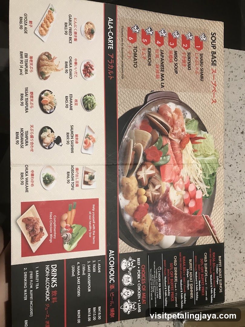 Soup Base Menu