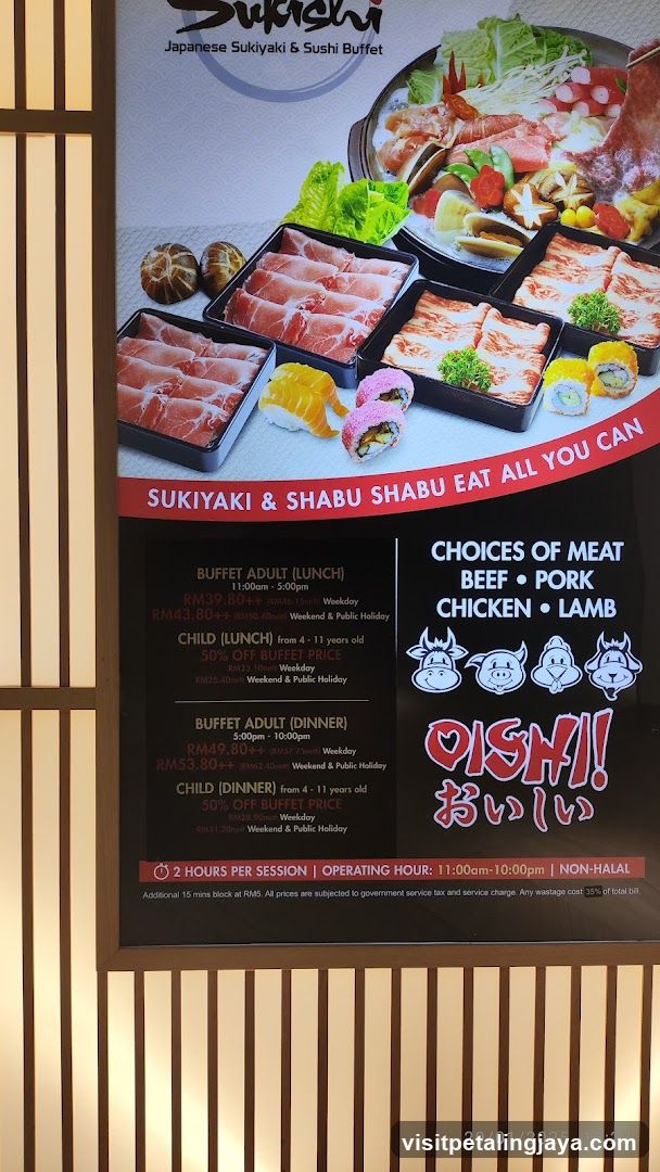 Sukiyaki & Shabu Shabu Buffet Ad