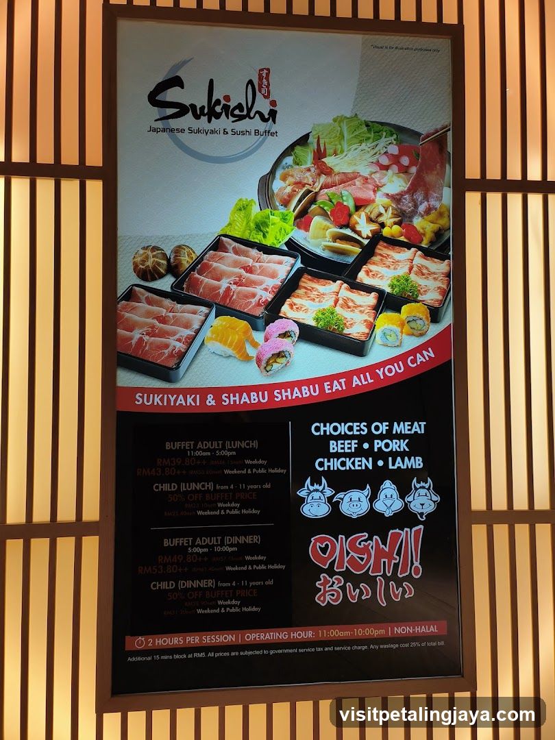 Sukiyaki Buffet Ad