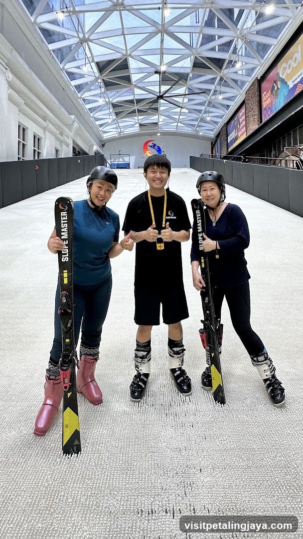 Indoor Skiing Group Photo