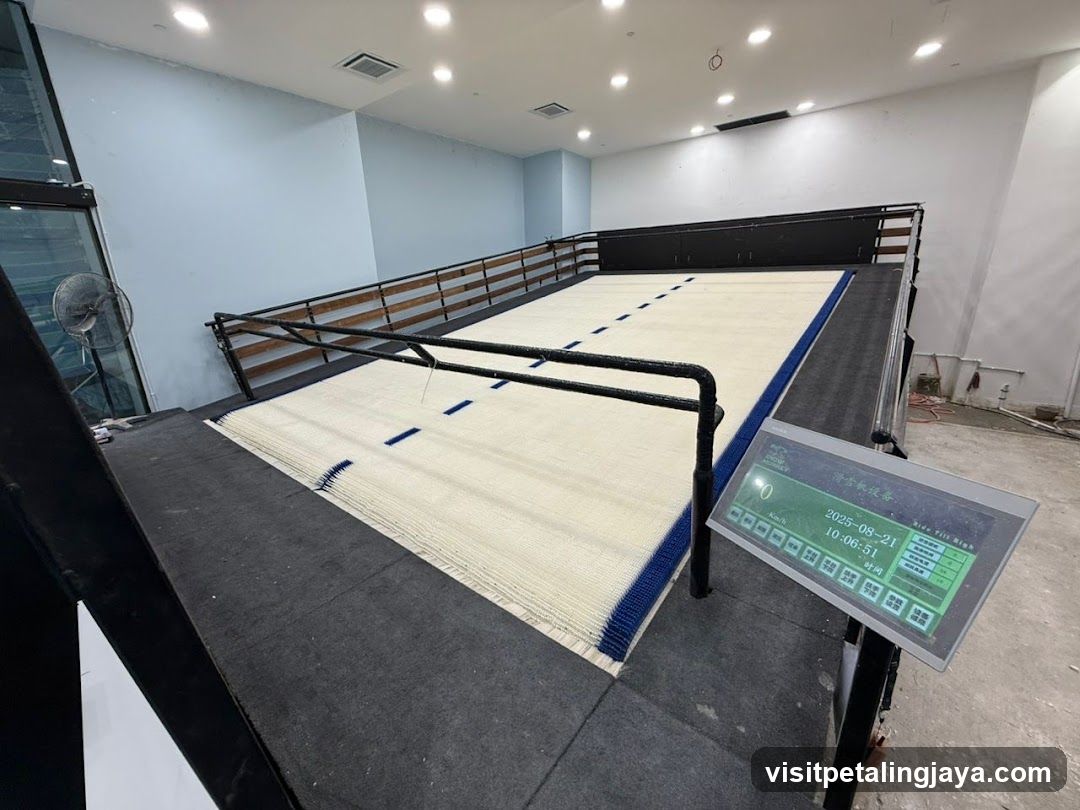 Industrial Weaving Machine Interior