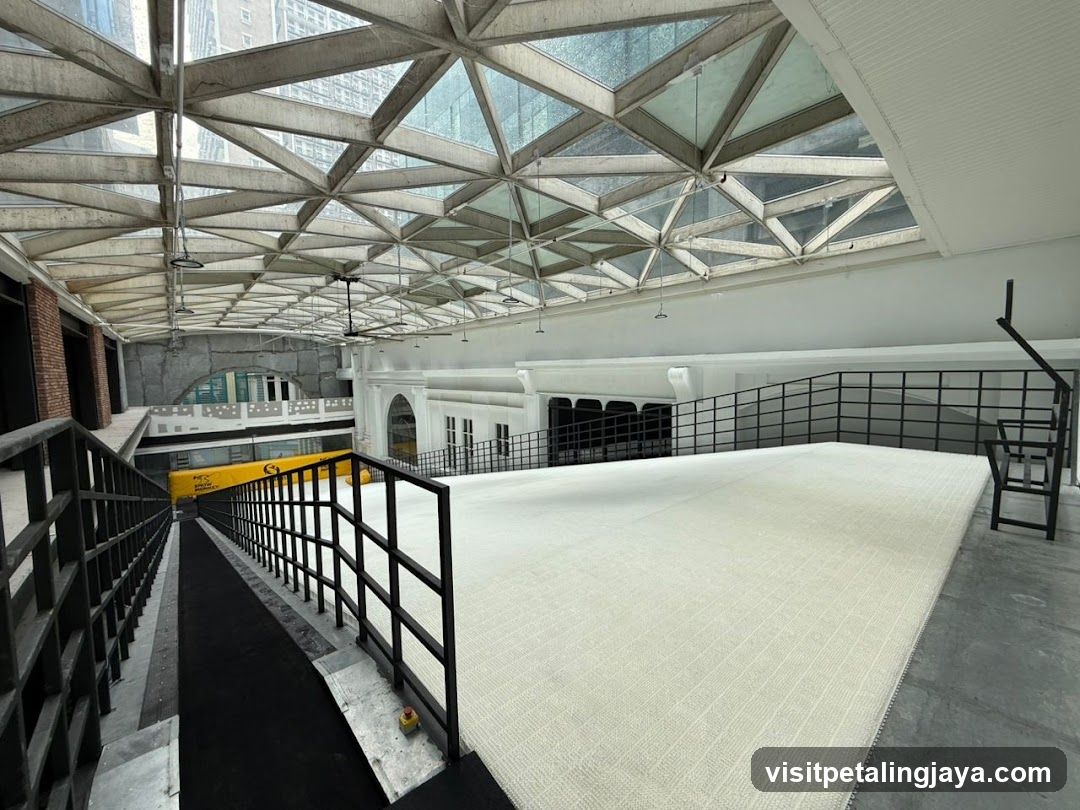 Interior Space with White Platform
