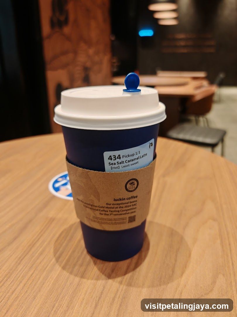 Luckin Coffee Cup on Table