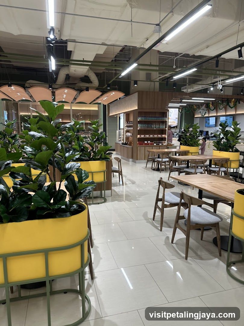 Modern Cafeteria Interior