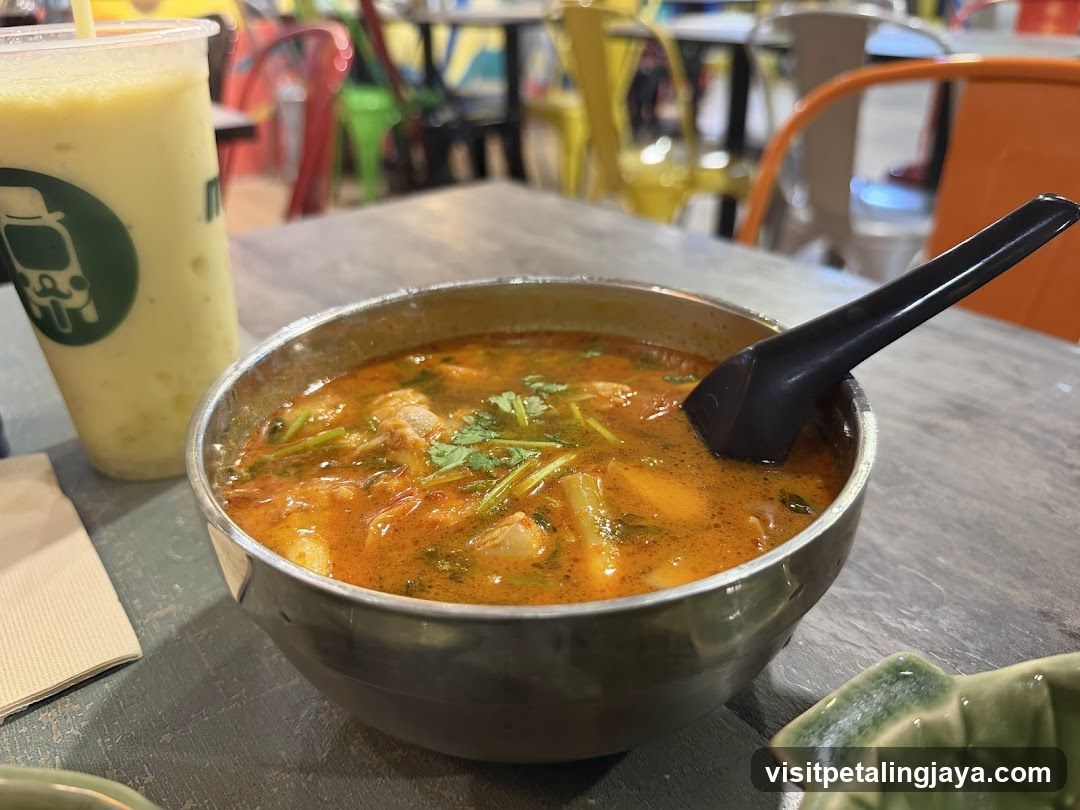 Bowl of Soup with Drink