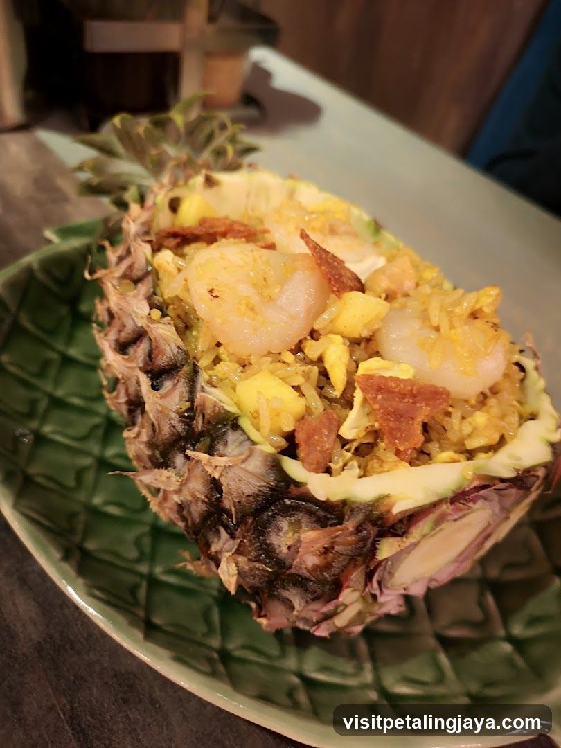 Pineapple Fried Rice Dish