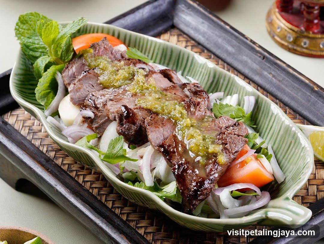 Grilled Steak Salad with Pesto