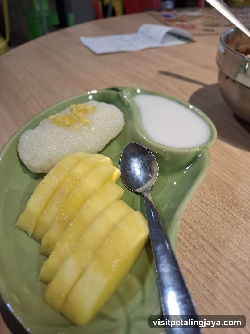 Mango Sticky Rice with Coconut Milk