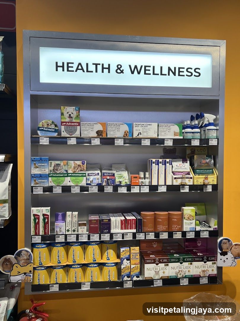 Health & Wellness Shelf Display