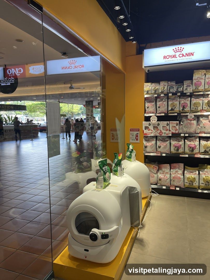 Pet Supplies Store Interior