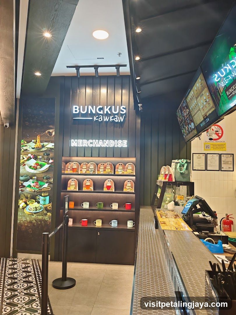 Bungkus Kawcaw Merchandise Store Interior