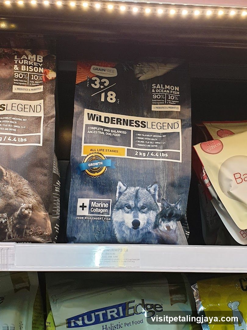 Pet Food Shelf Display