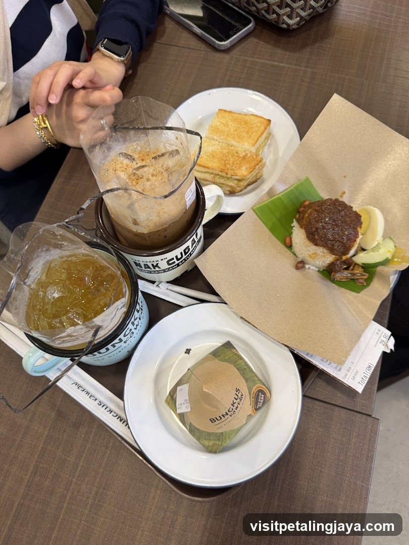 Bun Chai's Coffee & Food Spread