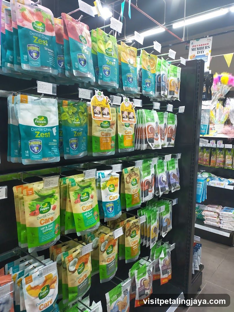 Pet Dental Care Treats Display